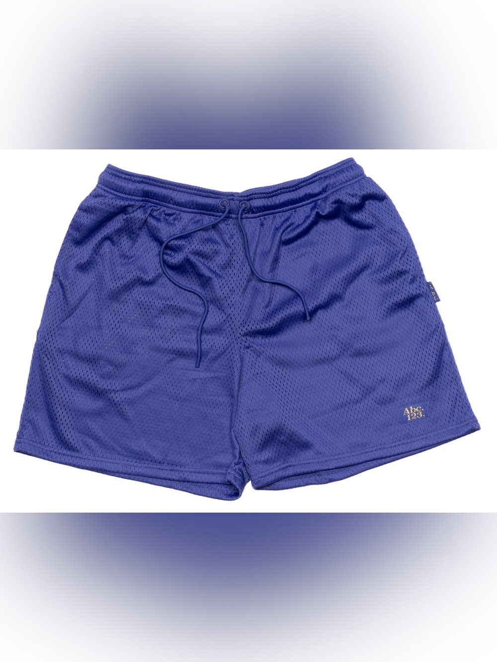 Men's Advisory Board Crystals ABC.123. Mesh Shorts In Sapphire Blue